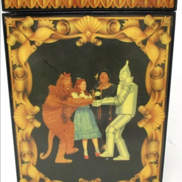 The Wizard of Oz Enesco 50th Anniversary Scarecrow Musical Jack-In-The-Box NEW - Picture 4 of 8